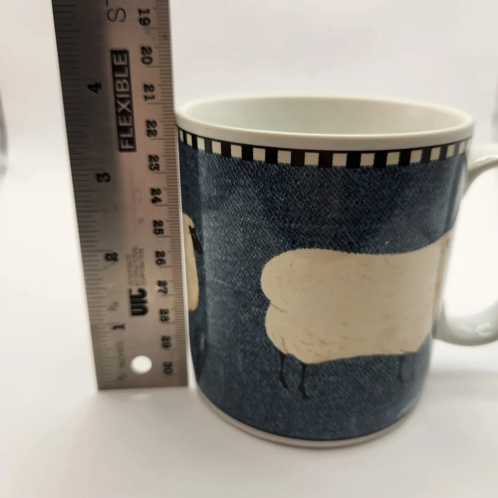 Sakura Brandon House by Warren Kimble Barnyard Animals Sheep Coffee Mug - Picture 4 of 8